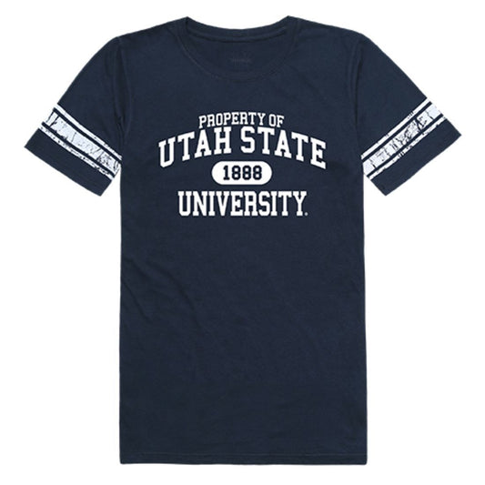 Utah State University USU Aggies Womens Property Tee T-Shirt Navy-Campus-Wardrobe