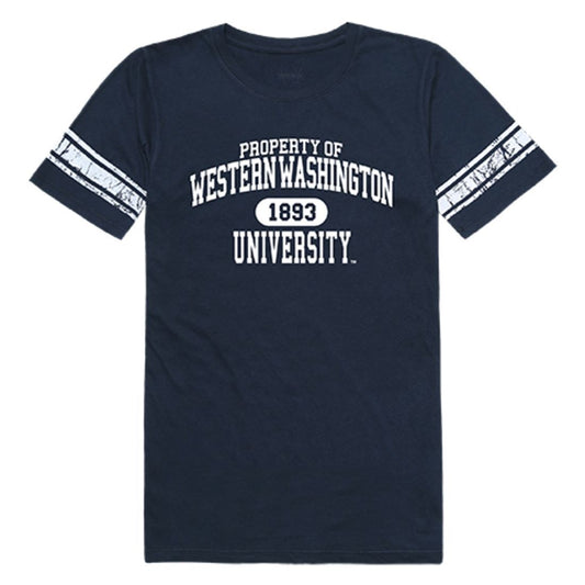 Western Washington University WWU Vikings Womens Property Tee T-Shirt Navy-Campus-Wardrobe
