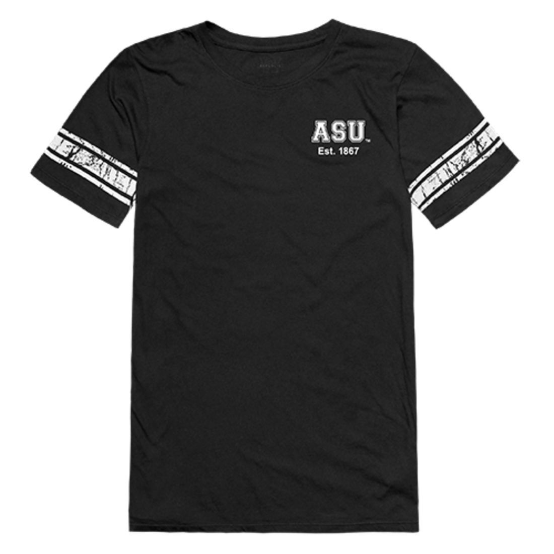 ASU Alabama State University Hornets Womens Practice Tee T-Shirt Black-Campus-Wardrobe