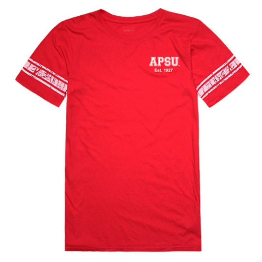 APSU Austin Peay State University Governors Womens Practice Tee T-Shirt Red-Campus-Wardrobe