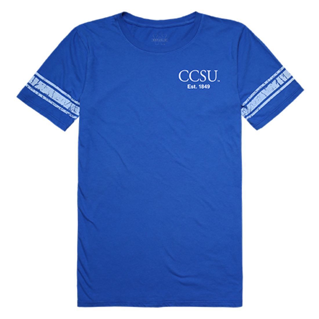 CCSU Central Connecticut State University Blue Devils Womens Practice Tee T-Shirt Royal-Campus-Wardrobe