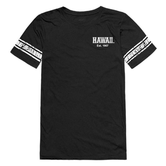 University of Hawaii UH Rainbow Warriors Womens Practice Tee T-Shirt Black-Campus-Wardrobe