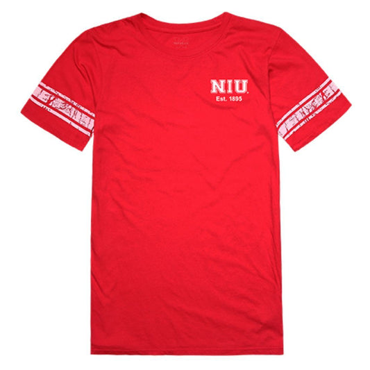 NIU Northern Illinois University Huskies Womens Practice Tee T-Shirt Red-Campus-Wardrobe
