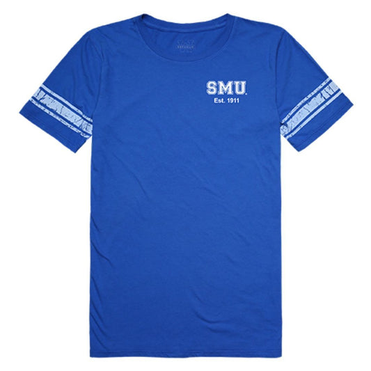 SMU Southern Methodist University Mustangs Womens Practice Tee T-Shirt Royal-Campus-Wardrobe