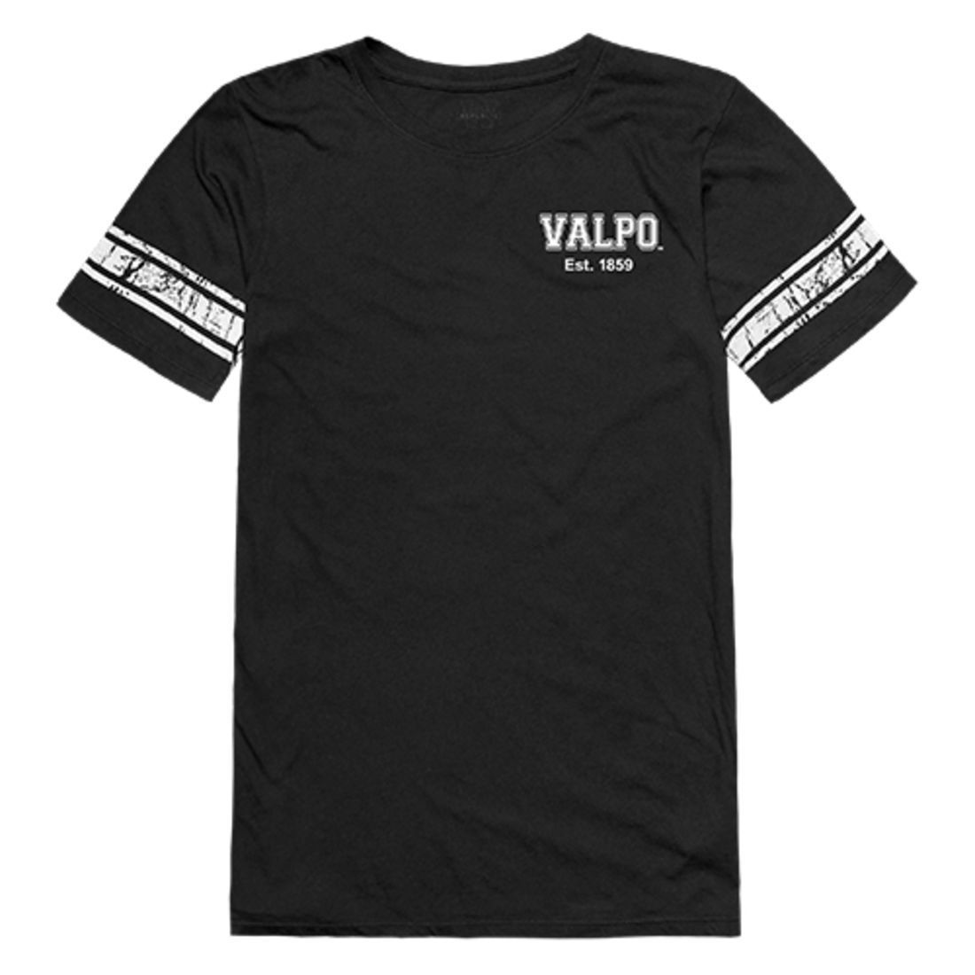 Valparaiso University Crusaders Womens Practice Tee T-Shirt Black-Campus-Wardrobe