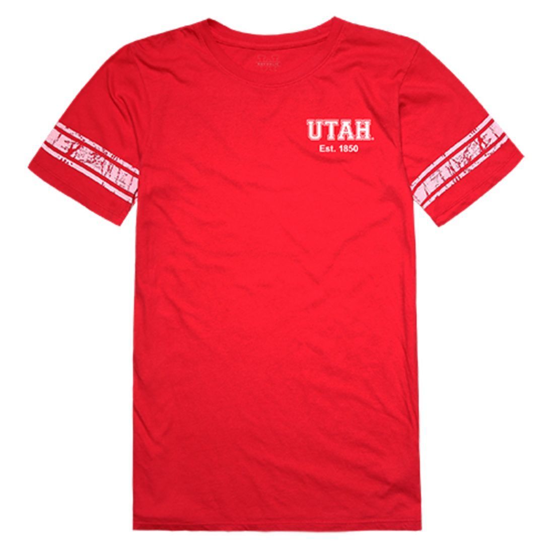 University of Utah Utes Womens Practice Tee T-Shirt Red-Campus-Wardrobe
