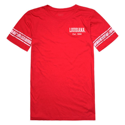 University of Louisiana UL Lafayette Ragin' Cajuns Womens Practice Tee T-Shirt Red-Campus-Wardrobe