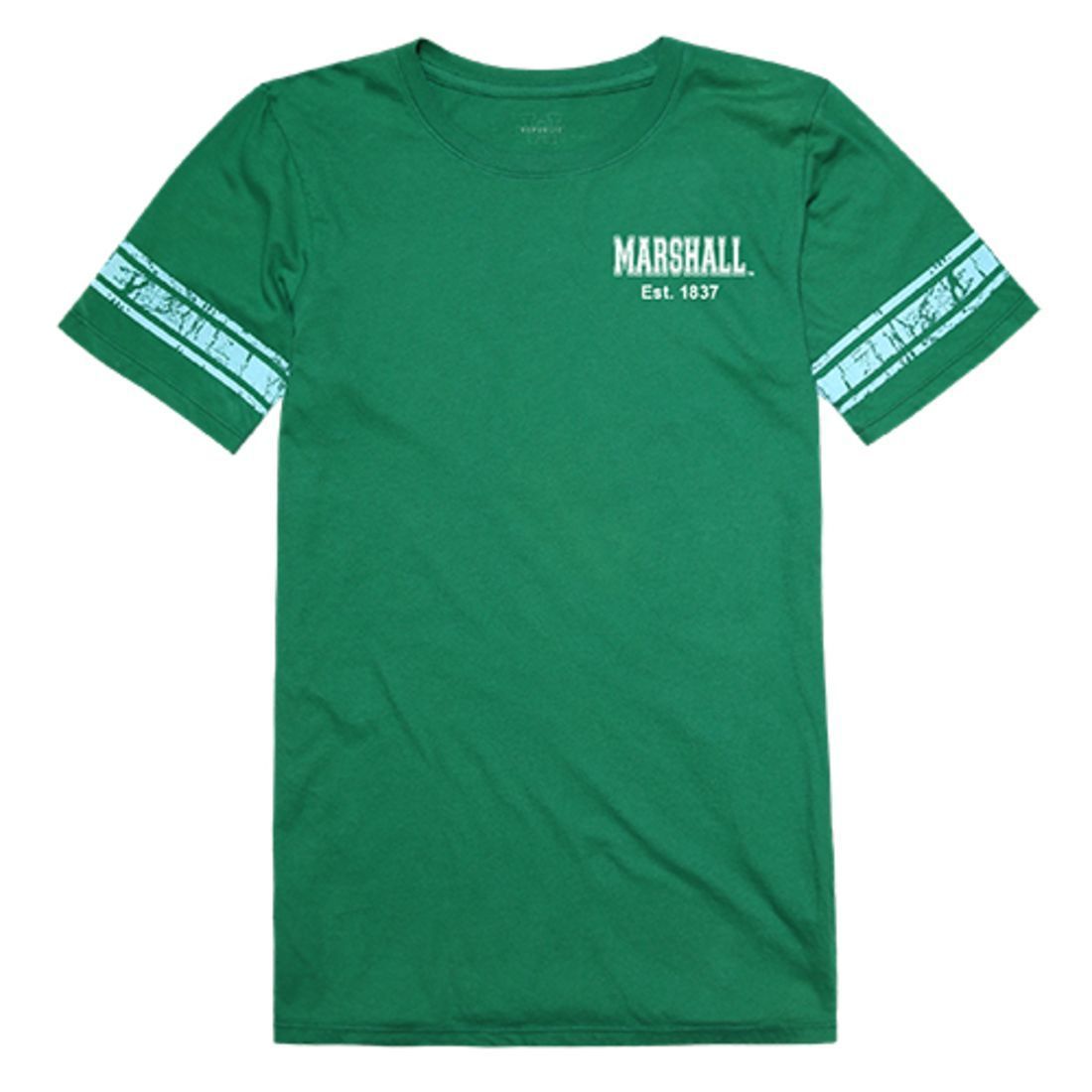 Marshall University Thundering Herd Womens Practice Tee T-Shirt Kelly-Campus-Wardrobe