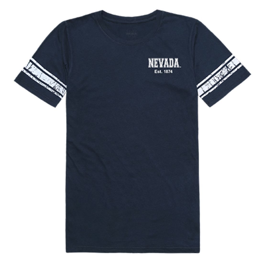 UNR University of Nevada Wolf Pack Womens Practice Tee T-Shirt Navy-Campus-Wardrobe