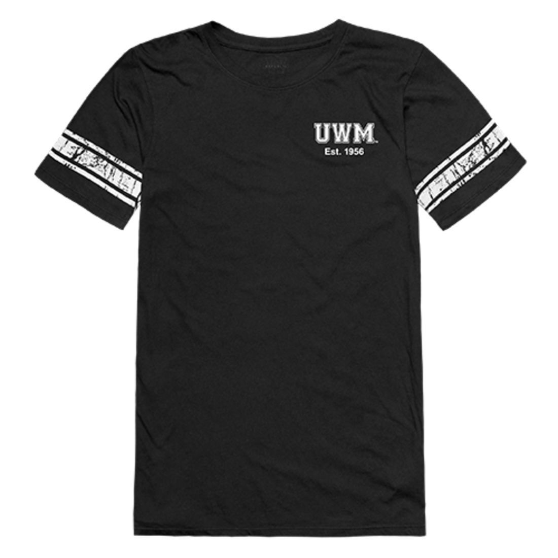 UWM University of Wisconsin Milwaukee Panthers Womens Practice Tee T-Shirt Black-Campus-Wardrobe