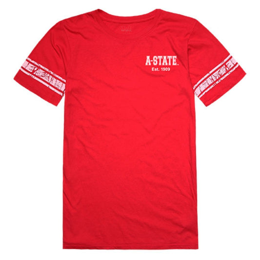 Arkansas A-State University Red Wolves Womens Practice Tee T-Shirt Red-Campus-Wardrobe