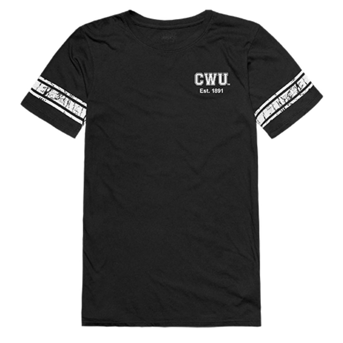 CWU Central Washington University Wildcats Womens Practice Tee T-Shirt Black-Campus-Wardrobe