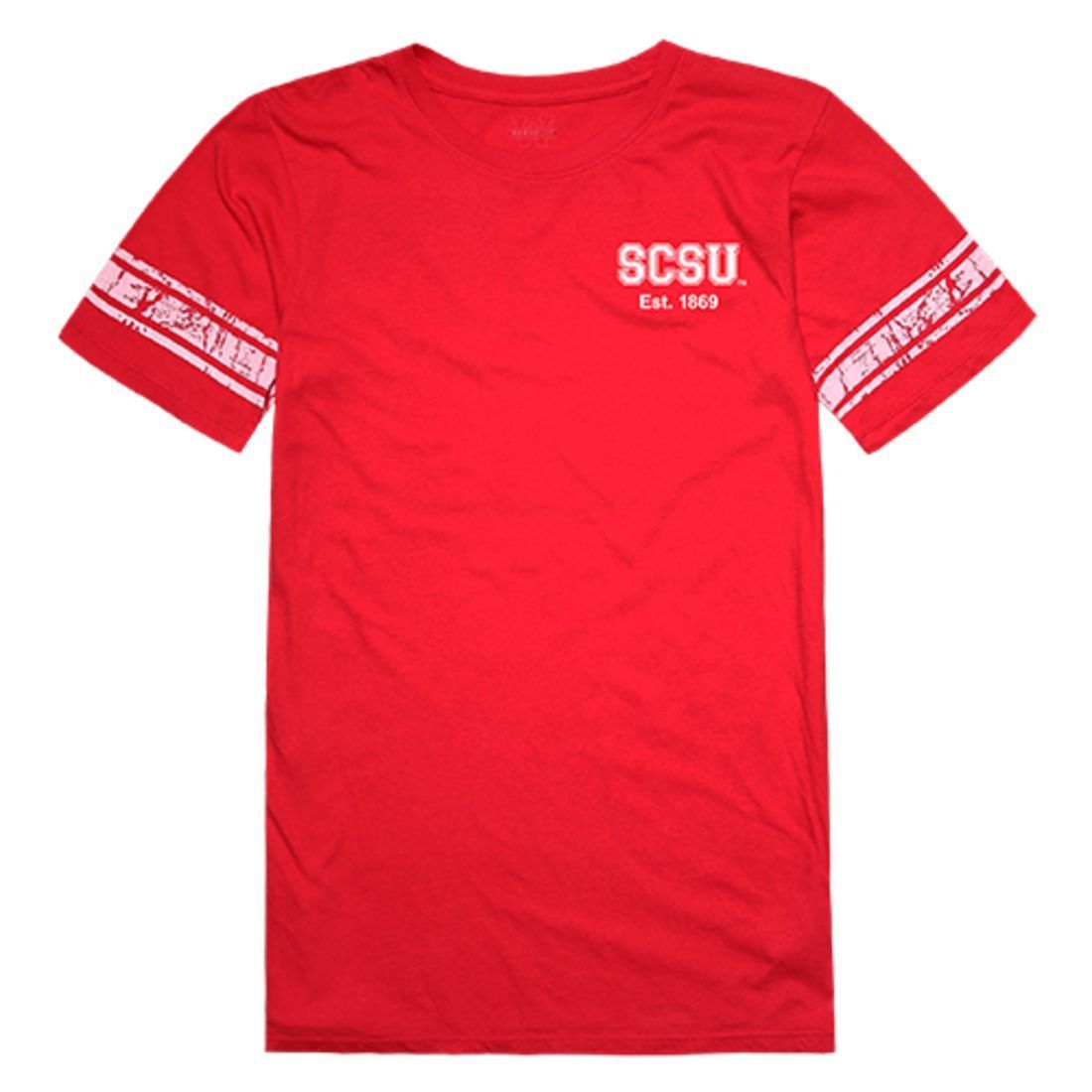 St. Cloud State University Huskies Womens Practice Tee T-Shirt Red-Campus-Wardrobe