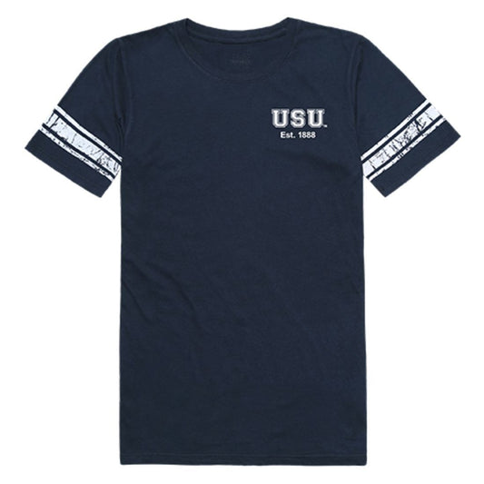Utah State University USU Aggies Womens Practice Tee T-Shirt Navy-Campus-Wardrobe