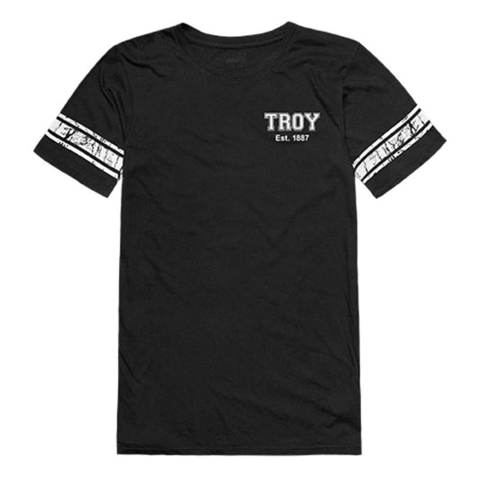 Troy University Trojans Womens Practice T-Shirt Black-Campus-Wardrobe