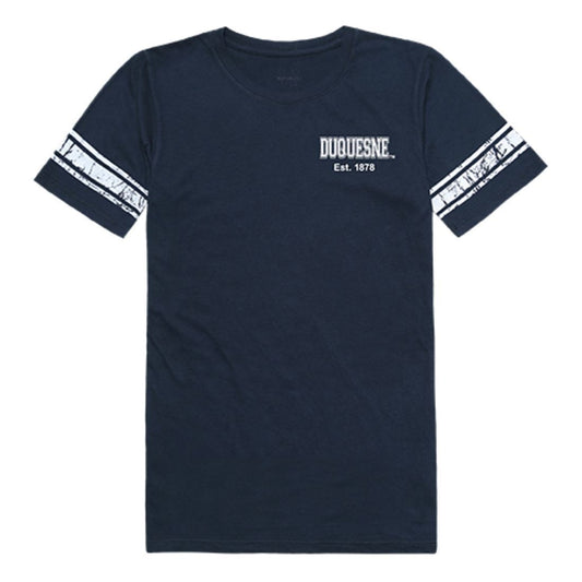 Duquesne University Dukes Womens Practice T-Shirt Navy-Campus-Wardrobe