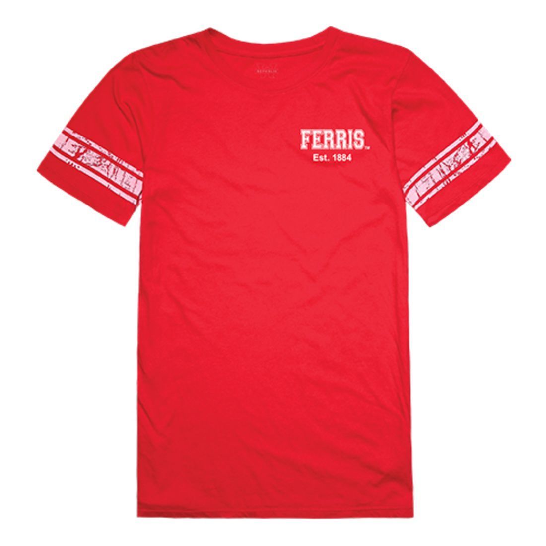 FSU Ferris State University Bulldogs Womens Practice T-Shirt Red-Campus-Wardrobe