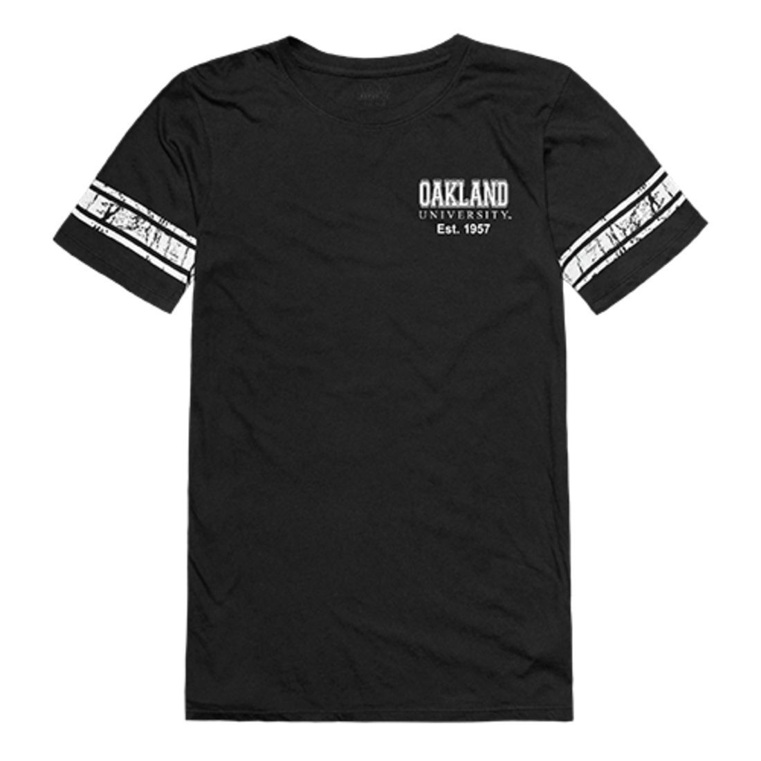 Oakland University Golden Grizzlies Womens Practice T-Shirt Black-Campus-Wardrobe