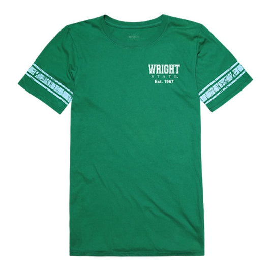 Wright State University Raiders Womens Practice T-Shirt Kelly Green-Campus-Wardrobe
