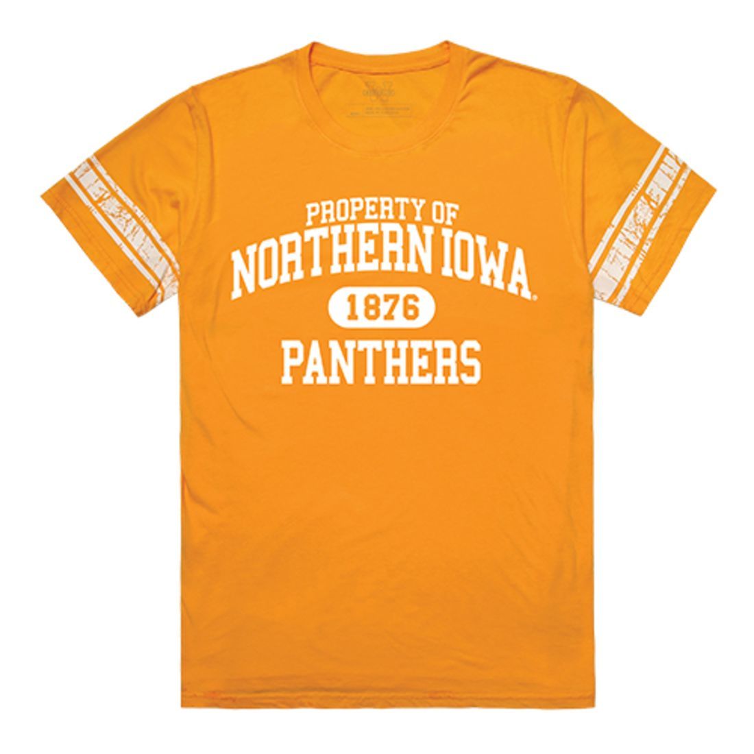 UNI University of Northern Iowa Panthers Property T-Shirt Gold-Campus-Wardrobe