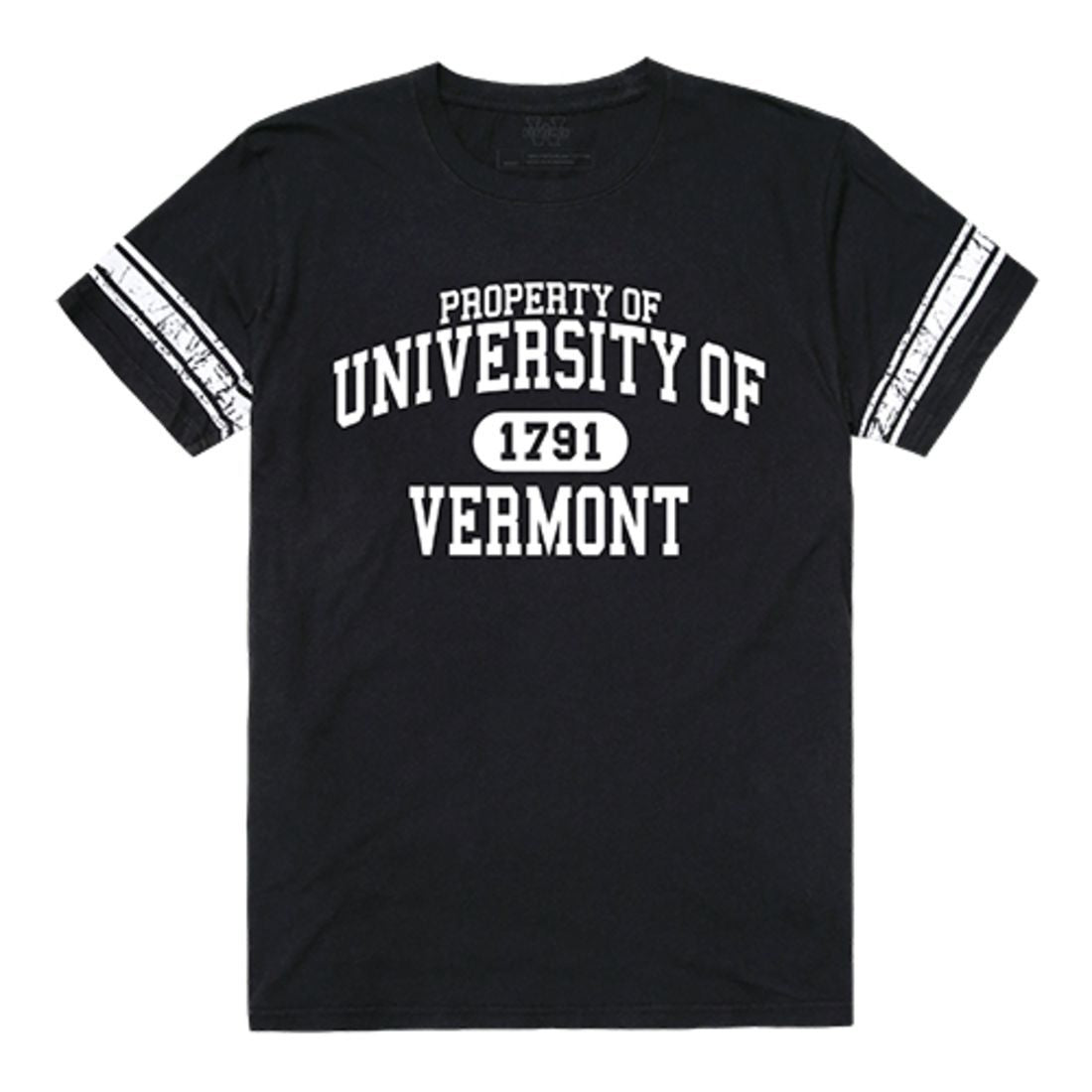 University of Vermont UVM Catamounts Property T-Shirt Black-Campus-Wardrobe