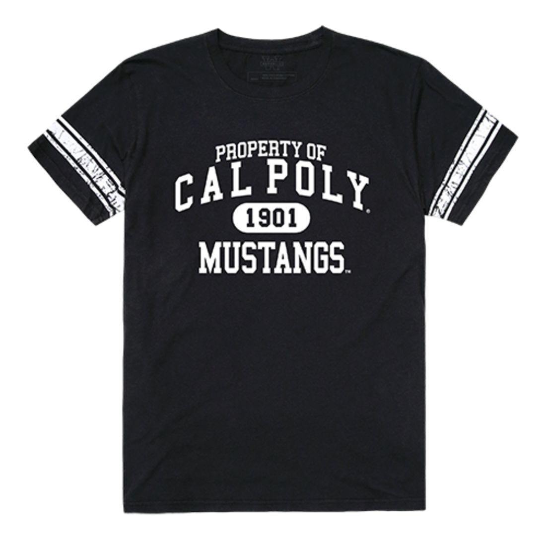 Cal Poly California Polytechnic State University Mustangs Property T-Shirt Black-Campus-Wardrobe