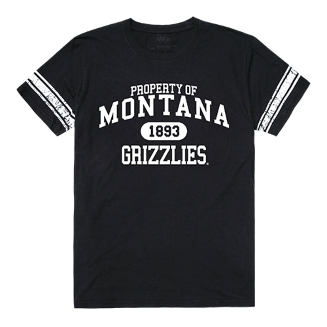 University of Montana Grizzlies Property T-Shirt Black-Campus-Wardrobe