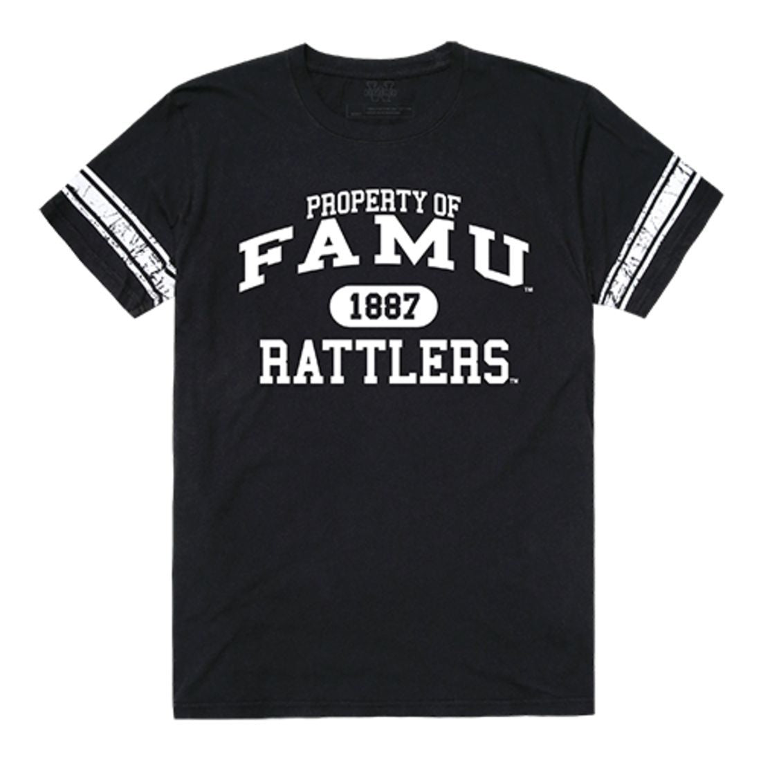 FAMU Florida A&M University Rattlers Property T-Shirt Black-Campus-Wardrobe