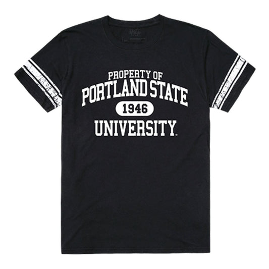 PSU Portland State University Vikings Property T-Shirt Black-Campus-Wardrobe