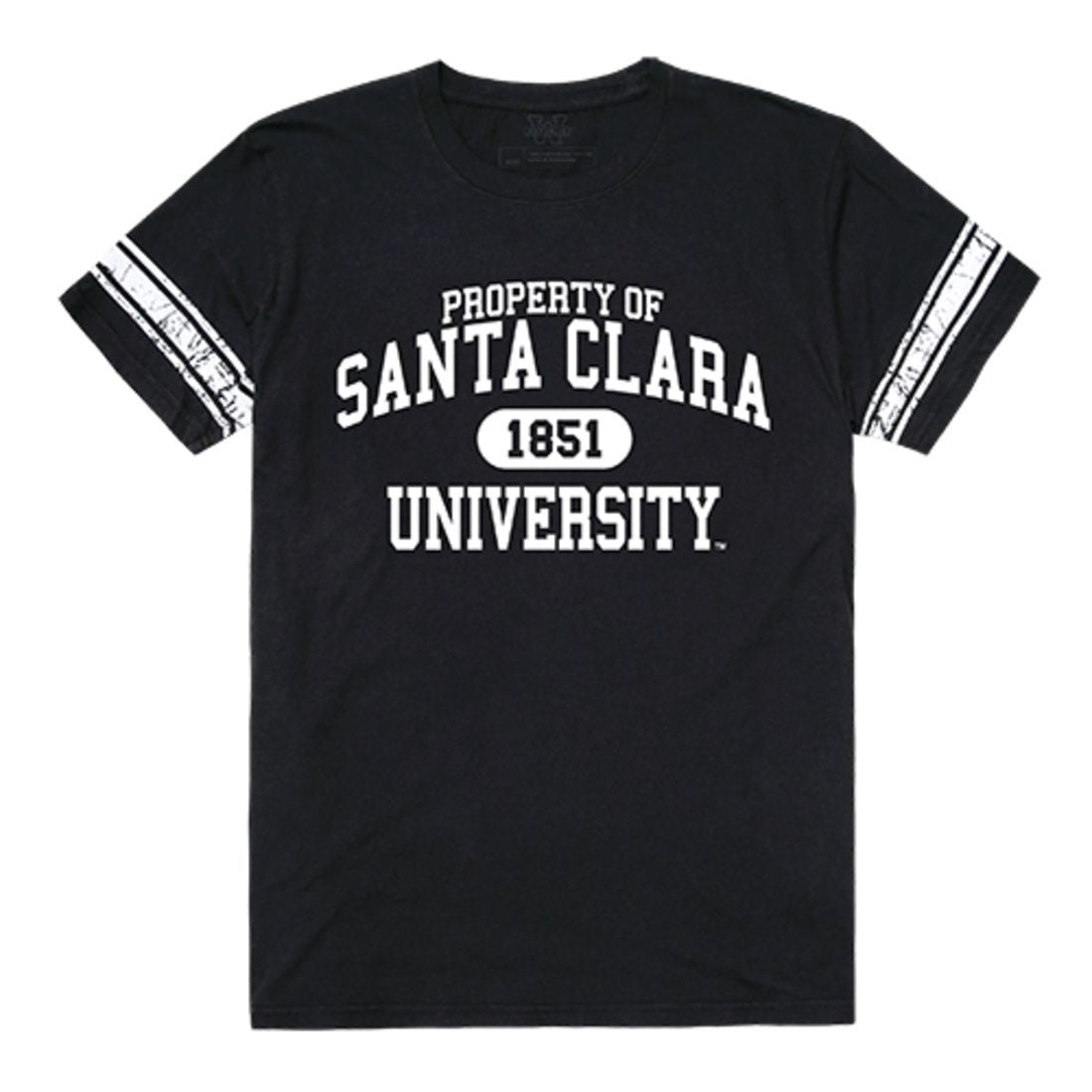 SCU Santa Clara University Broncos Property T-Shirt Black-Campus-Wardrobe