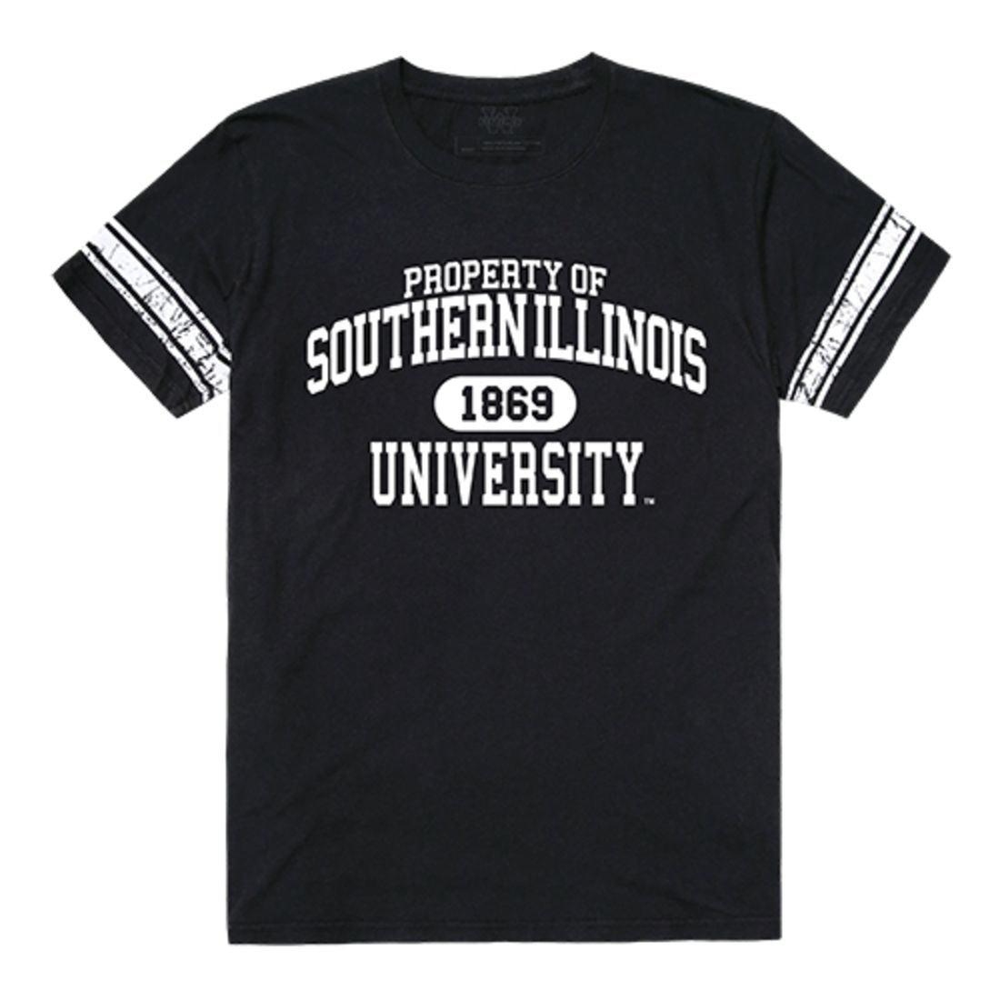 SIU Southern Illinois University Salukis Property T-Shirt Black-Campus-Wardrobe