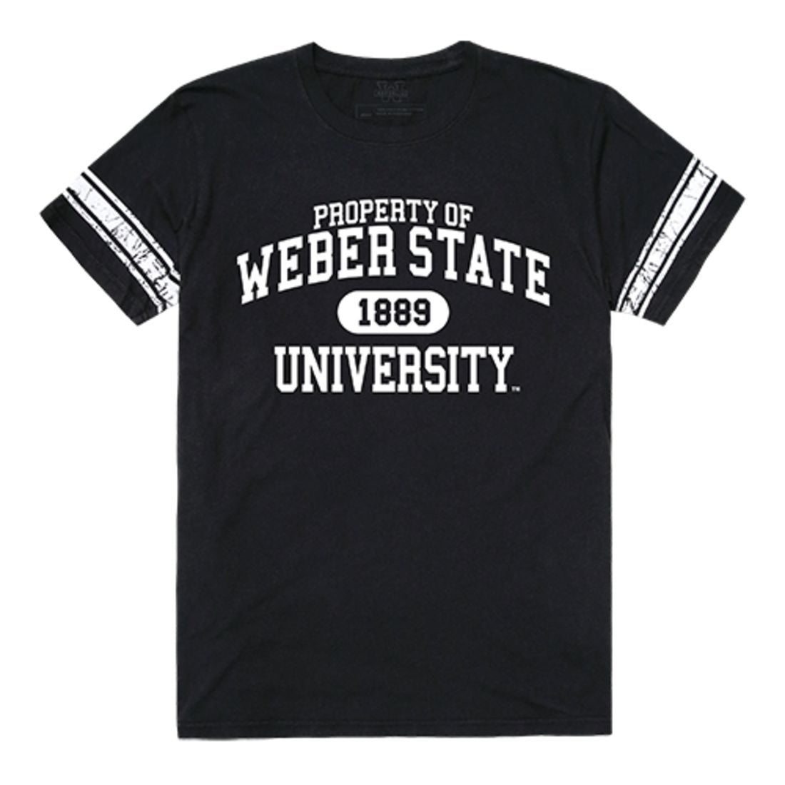 Weber State University Wildcats Property T-Shirt Black-Campus-Wardrobe