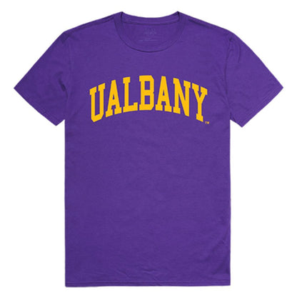 UAlbany University at Albany The Great Danes College T-Shirt Purple-Campus-Wardrobe