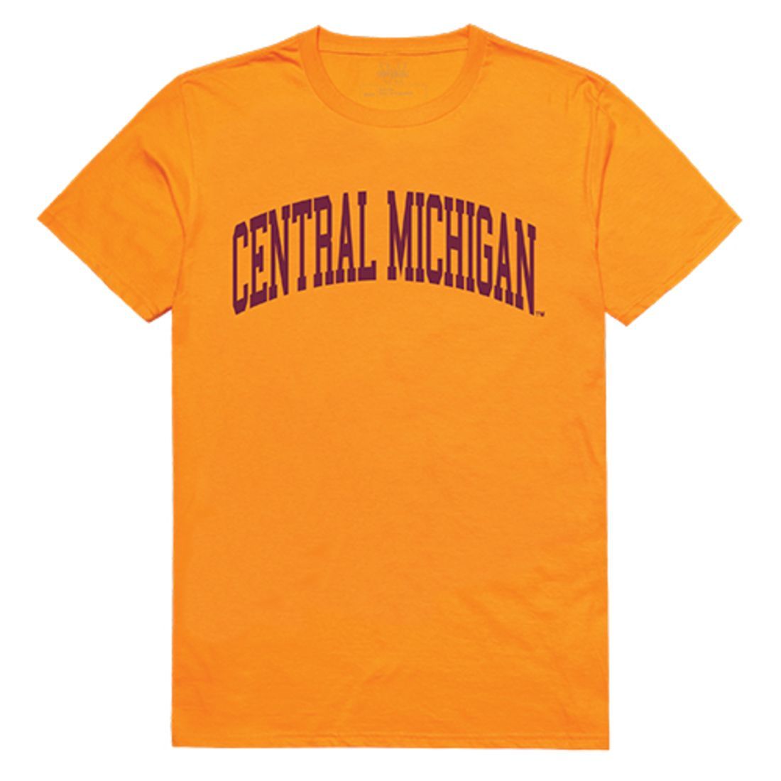 CMU Central Michigan University Chippewas College T-Shirt Gold-Campus-Wardrobe