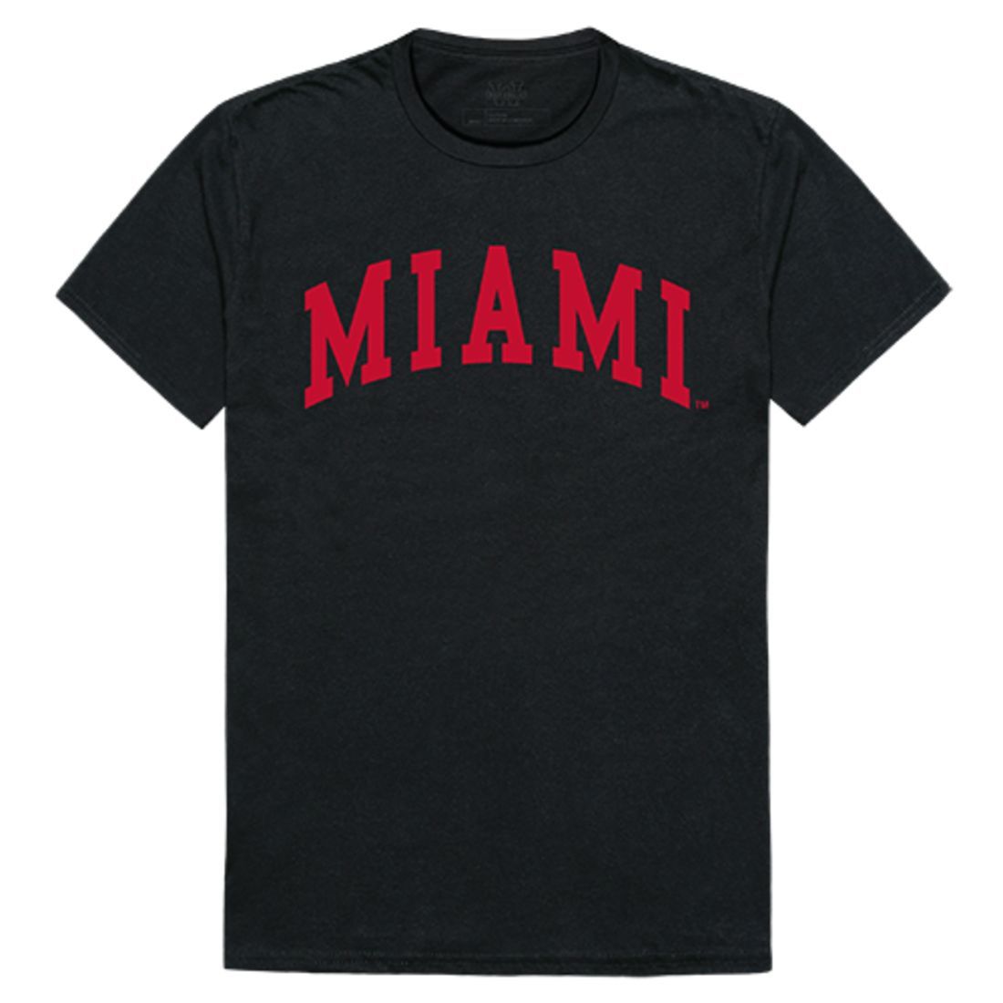 Miami University RedHawks College T-Shirt Black-Campus-Wardrobe