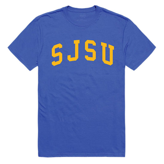 SJSU San Jose State University Spartans College T-Shirt Royal-Campus-Wardrobe