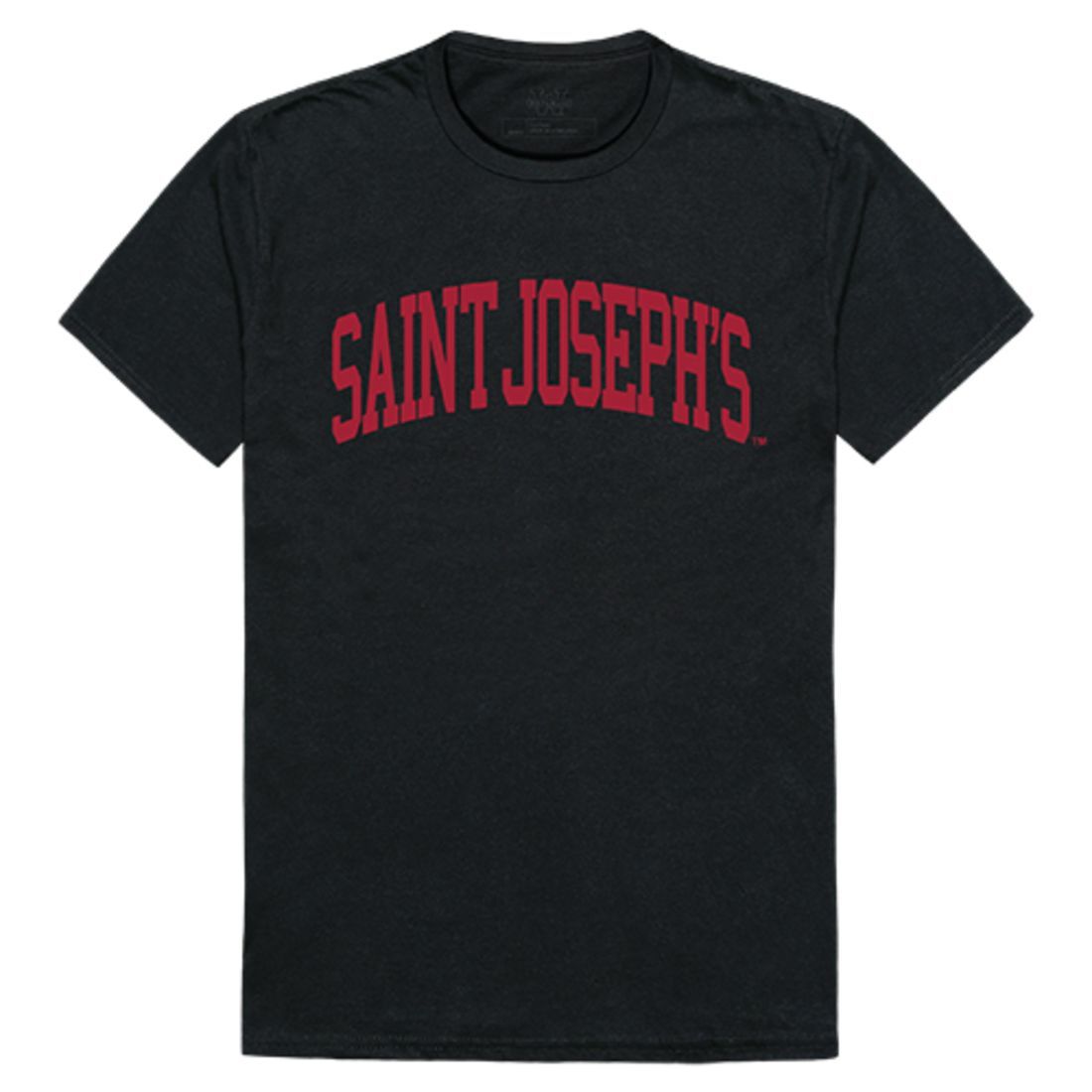 SJU Saint Joseph's University Hawks College T-Shirt Black-Campus-Wardrobe