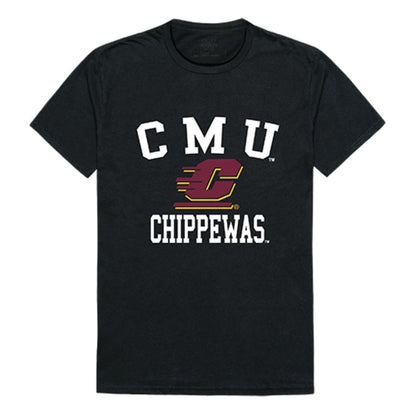 CMU Central Michigan University Chippewas Arch T-Shirt Black-Campus-Wardrobe