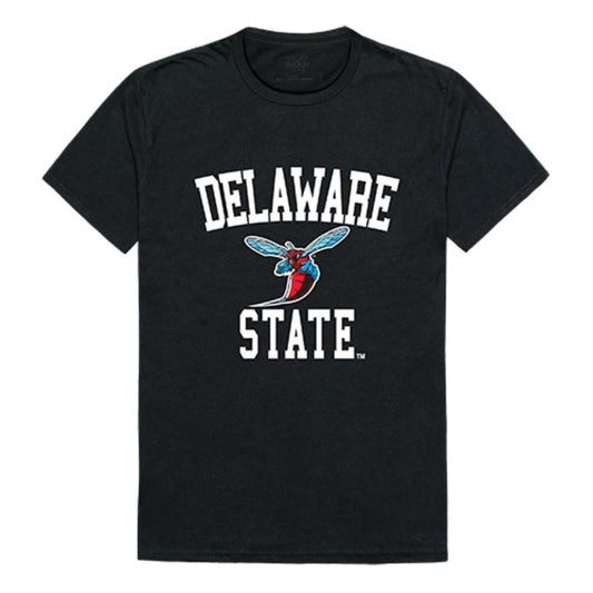 DSU Delaware State University Hornet Arch T-Shirt Black-Campus-Wardrobe
