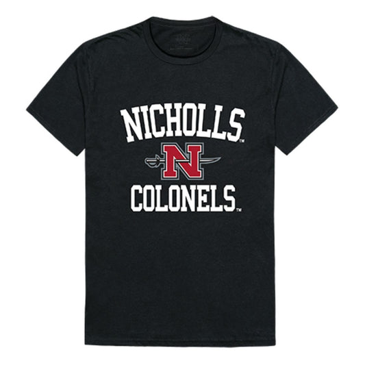 Nicholls State University Colonels Arch T-Shirt Black-Campus-Wardrobe