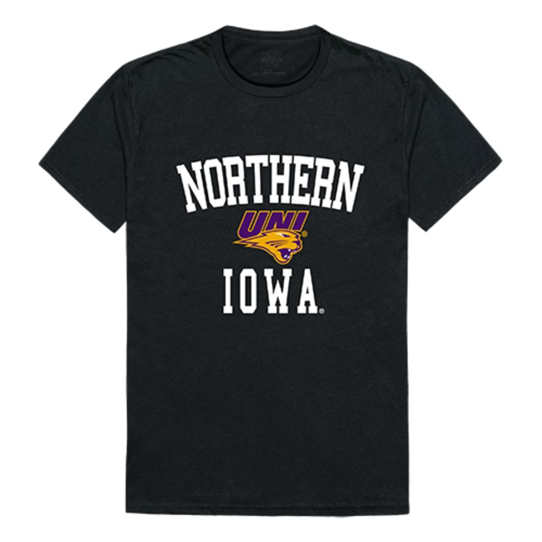 UNI University of Northern Iowa Panthers Arch T-Shirt Black-Campus-Wardrobe