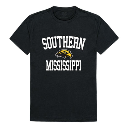 USM University of Southern Mississippi Golden Eagles Arch T-Shirt Black-Campus-Wardrobe