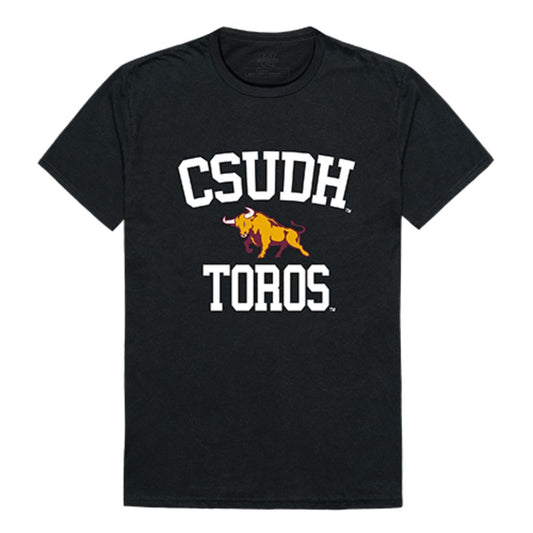 CSUDH California State University Dominguez Hills Toros Arch T-Shirt Black-Campus-Wardrobe