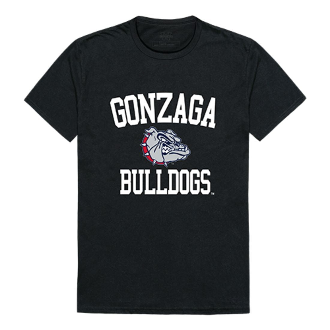 Gonzaga University Bulldogs Arch T-Shirt Black-Campus-Wardrobe