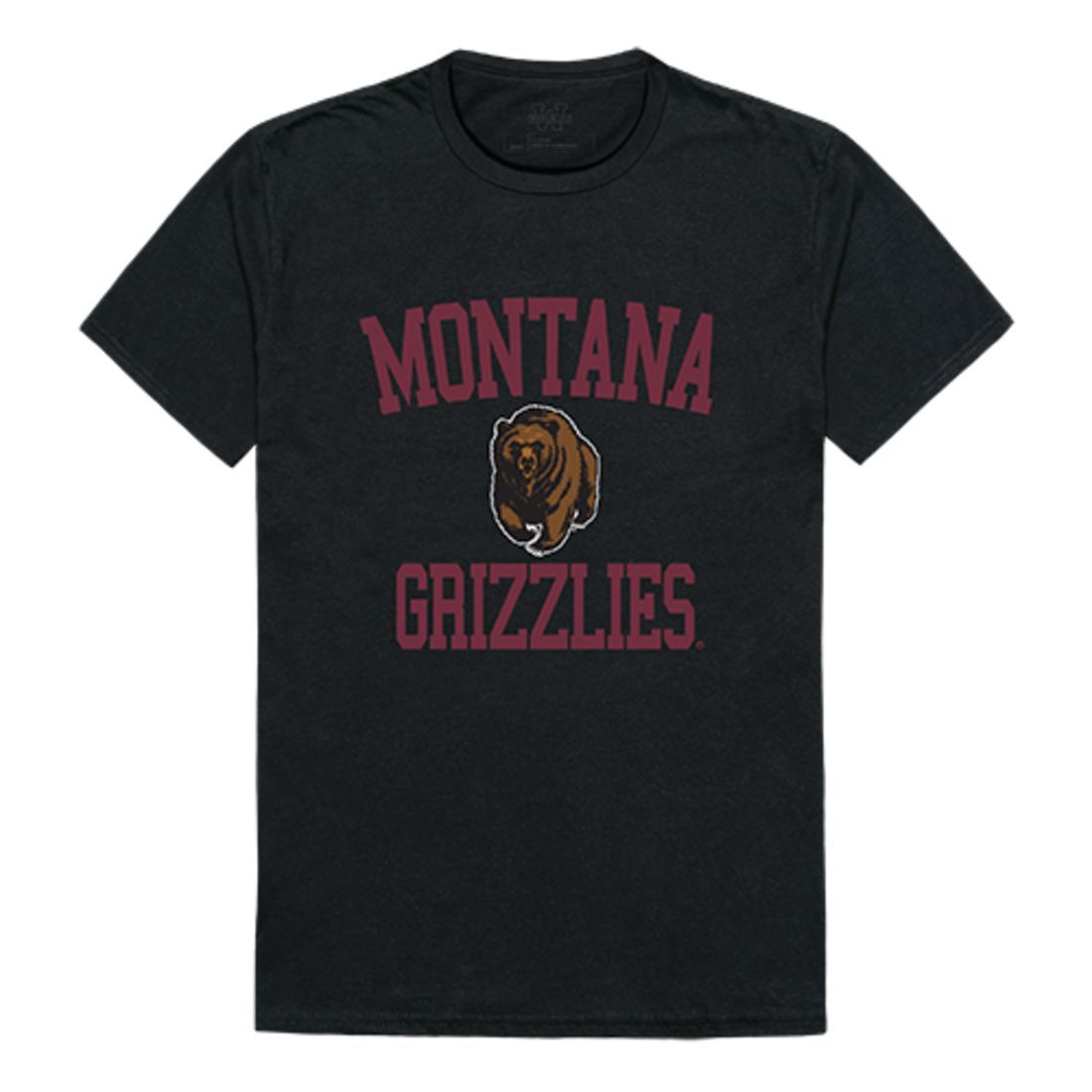 University of Montana Grizzlies Arch T-Shirt Black-Campus-Wardrobe