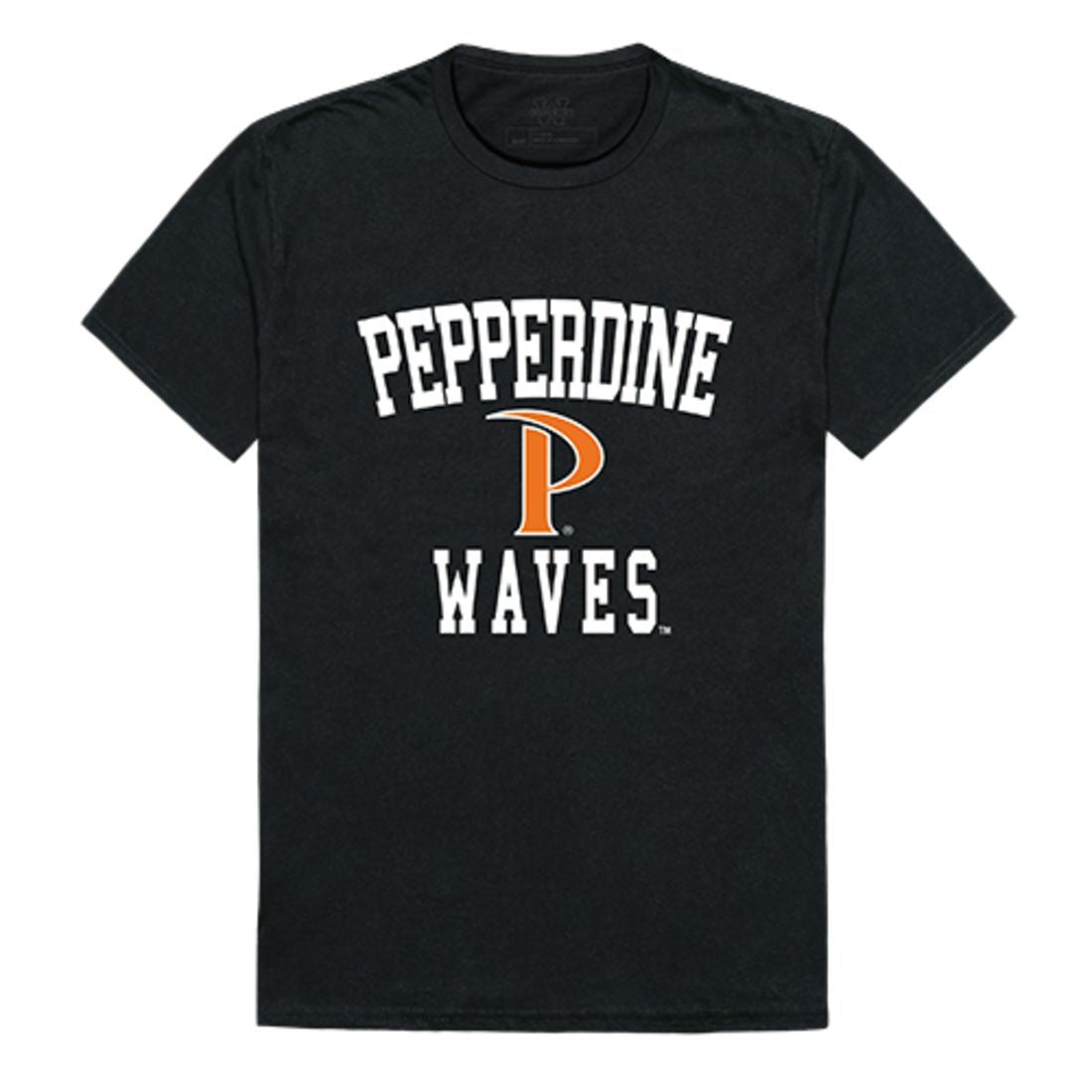 Pepperdine University Waves Arch T-Shirt Black-Campus-Wardrobe