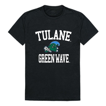 Tulane University Green Wave Arch T-Shirt Black-Campus-Wardrobe
