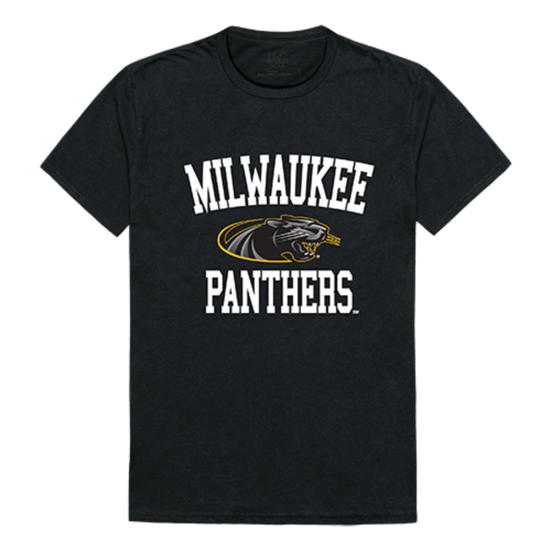 UWM University of Wisconsin Milwaukee Panthers Arch T-Shirt Black-Campus-Wardrobe