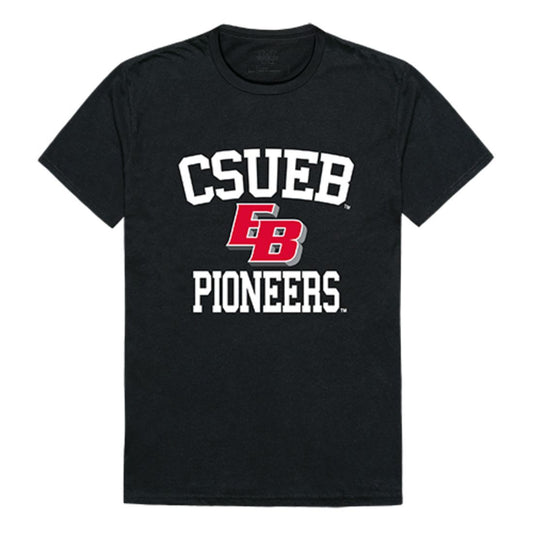 CSUEB Cal State University East Bay Pioneers Arch T-Shirt Black-Campus-Wardrobe