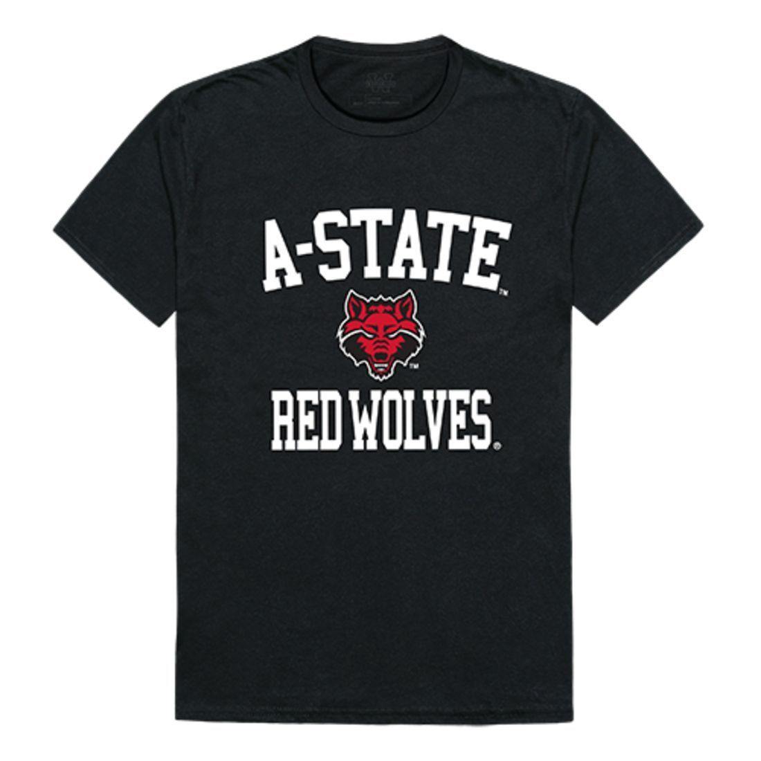 Arkansas A-State University Red Wolves Arch T-Shirt Black-Campus-Wardrobe